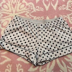 Victoria's Secret Gray Polka Dot Shorts